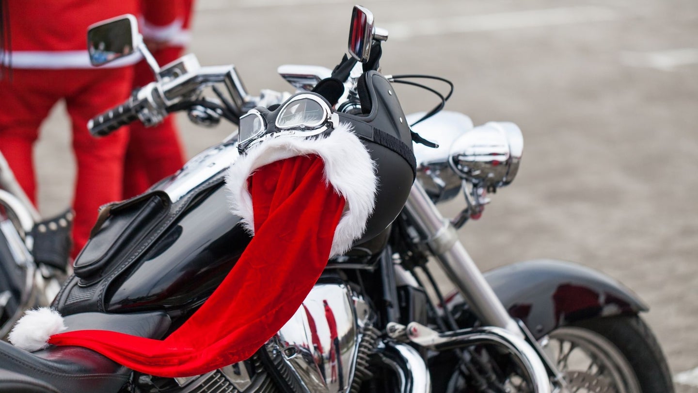 圣诞老人的摩托车